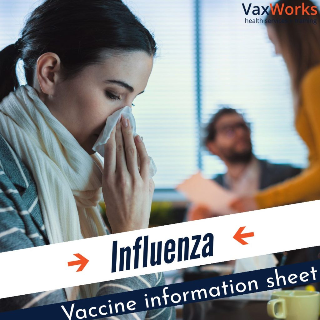 Vaccine Information Sheets VaxWorks Health Services