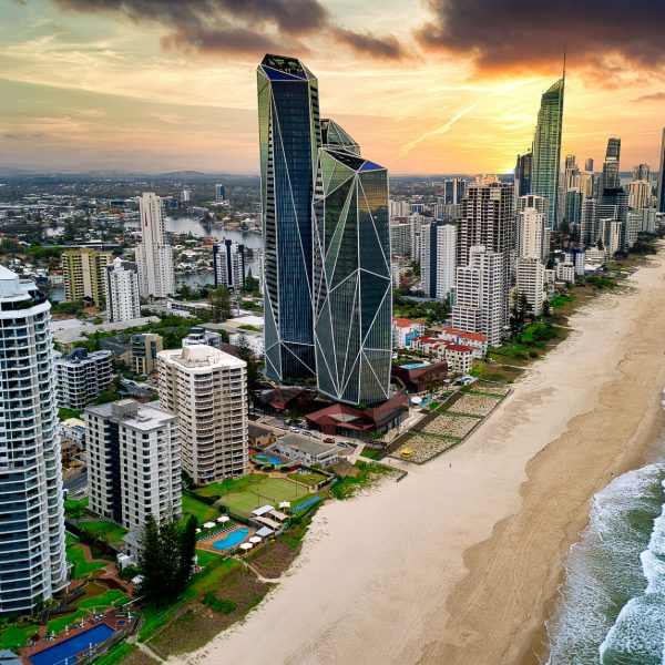 Gold Coast High-rises on the beach